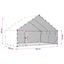 vidaXL Gallinero con Techo Plateado Acero Galvanizado Casa para Pollos Recinto, , large indicador imagen numero 4
