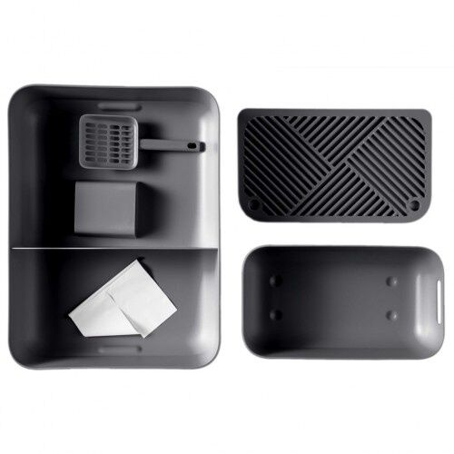 Caja de arena para gatos color Gris, , large Imagen numero 4