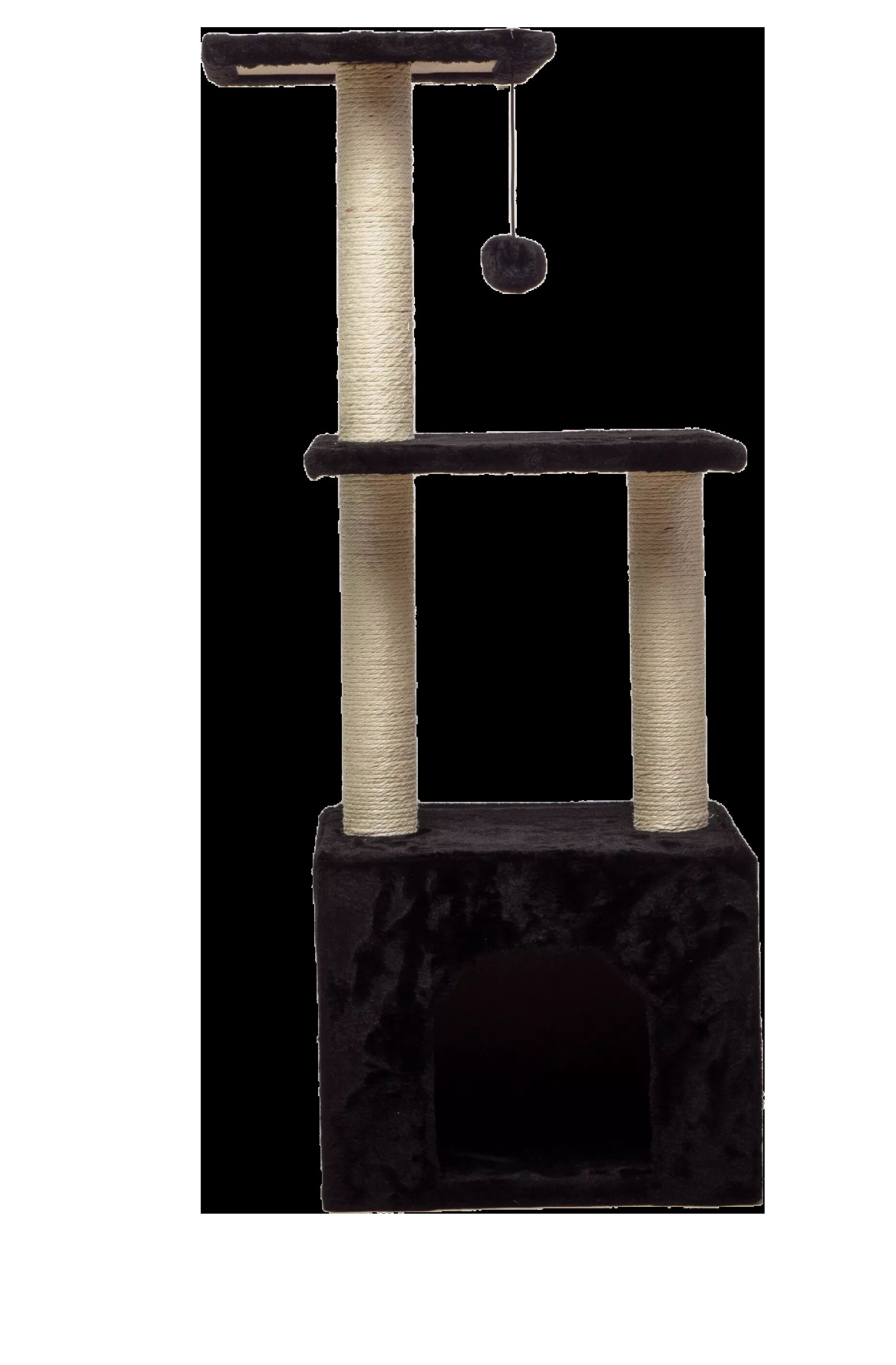 WUAPU RASCADOR GATO THREE 37x37x100 GRIS, , large Imagen numero 1