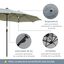 Outsunny Sombrilla Doble Gris Claro, , large indicador imagen numero 5