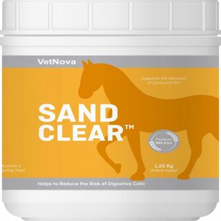 Vetnova suplemento SAND CLEAR para caballos