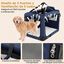 COSTWAY Transport&iacute;n para Perros Plegable, Bolsa Transporte para Gatos con Ventanas de Malla, 3 Puertas y Bolsillos Extra&iacute;bles, Portador de Viaje para Mascotas Interior y Exterior (Azul, S), , large indicador imagen numero 3
