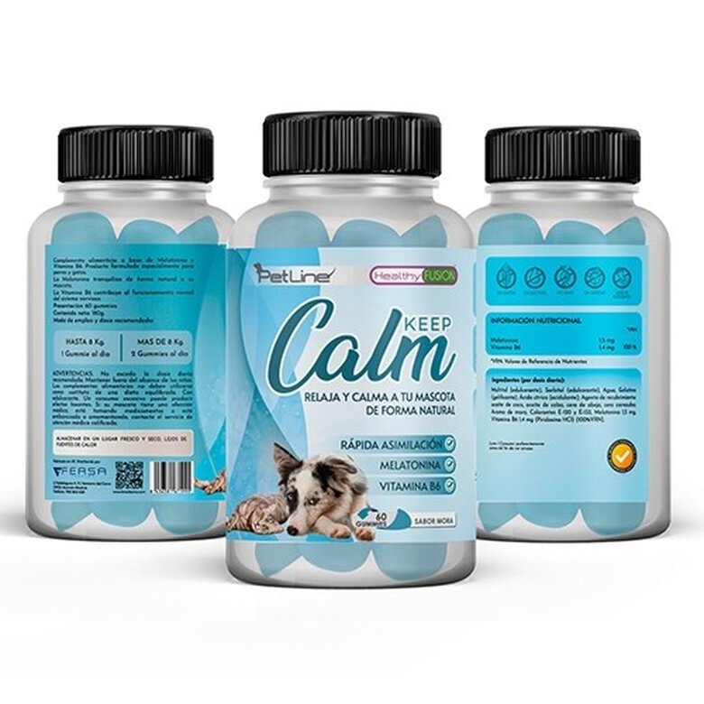 Pet line relajante natural keep calm para perros y gatos, , large image number null