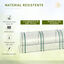 Invernadero Caseta transparente tipo Túnel Marco Acero y PVC para Jardín, , large indicador imagen numero 5
