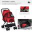 PawHut carrito plegable rojo para mascotas, , large indicador imagen numero 5