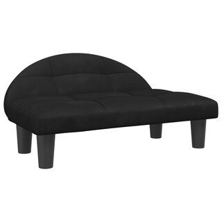 Vida XL Cama en forma de sofá Negra para perros