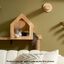 Fukumaru Casa de Pared para Gatos de Madera Natural 40&times;30&times;45,7 cm | T&uacute;nel con 3 Orificios 16 cm | Estilo Natural | Compatible con Wall Jungle, , large indicador imagen numero 4