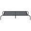 vidaXL Cama elevada para perros negra 130x80x20 cm textilene y acero, , large indicador imagen numero 4