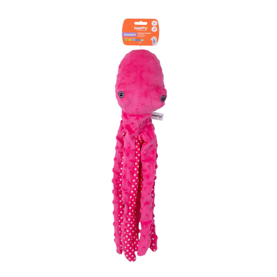 Tootoy! Pulpo de Peluche con Sonido Rosa para perros, , large Imagen numero 7