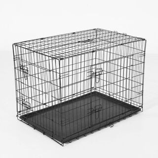 Transportín PawHut ABS para perros color Negro
