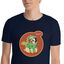 Mascochula camiseta hombre dino personalizada con tu mascota azul marino, , large indicador imagen numero 1