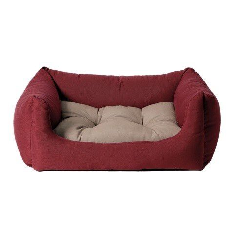 Cuna Confort Loneta para perros color Granate y Beige, , large Imagen numero 1