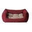 Cuna Confort Loneta para perros color Granate y Beige, , large indicador imagen numero 1