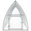vidaXL Jaula para gallinas acero galvanizado plateado 600x105x120 cm, , large indicador imagen numero 3