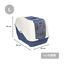 Nice Care Arenero Cerrado Netta Close Azul para gatos, , large indicador imagen numero 6