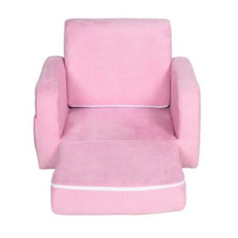 Sillón Homcom de diseño acolchado para perros color Rosa, , large image number null