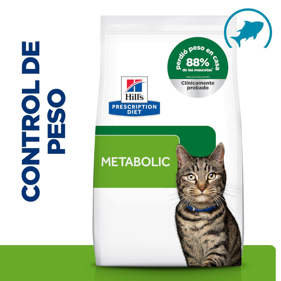 3 kg Hill's Prescription Diet Metabolic At&uacute;n pienso para gatos, , large Imagen numero 2