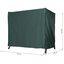 Outsunny Funda para Columpio de Jardín con Cremallera Cubierta Muebles para Exterior Ideal Columpios 177x114x152cm Verde Oscuro, , large indicador imagen numero 3