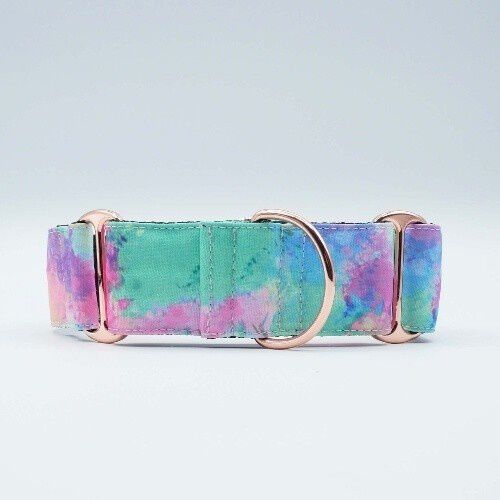 Baona collar martingale yamuna de nylon reciclado multicolor para perros, , large Imagen numero 3