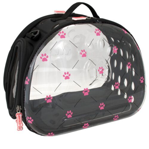 Nayeco Pink Paws bolsa transparente plegable Imagen numero 1