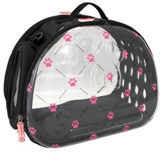 Nayeco Pink Paws Bolso Transportín Plegable para perros y gatos  