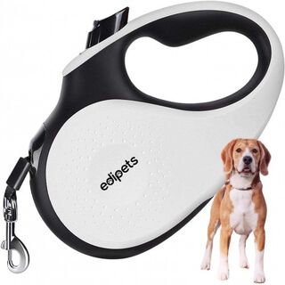Edipets correa extensible blanca 25 kg para perros 