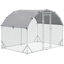 PawHut Gallinero Plata, , large indicador imagen numero 1