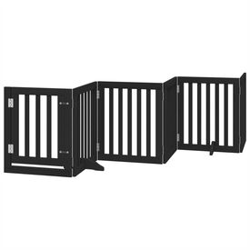 VidaXL Puerta Plegable Madera para Perros