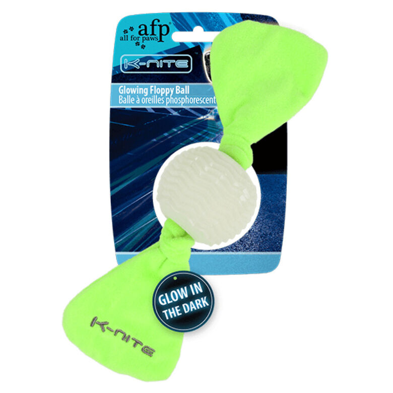 All For Paws K-Nite Glowing Floppies Pelota para perros