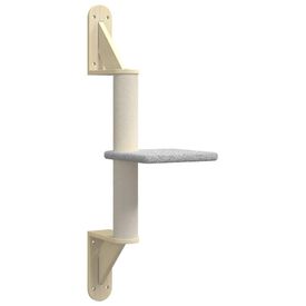 vidaXL Árbol rascador gris claro para Gatos