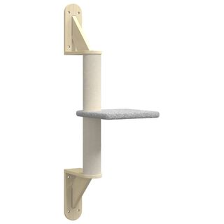 vidaXL Árbol rascador gris claro para Gatos