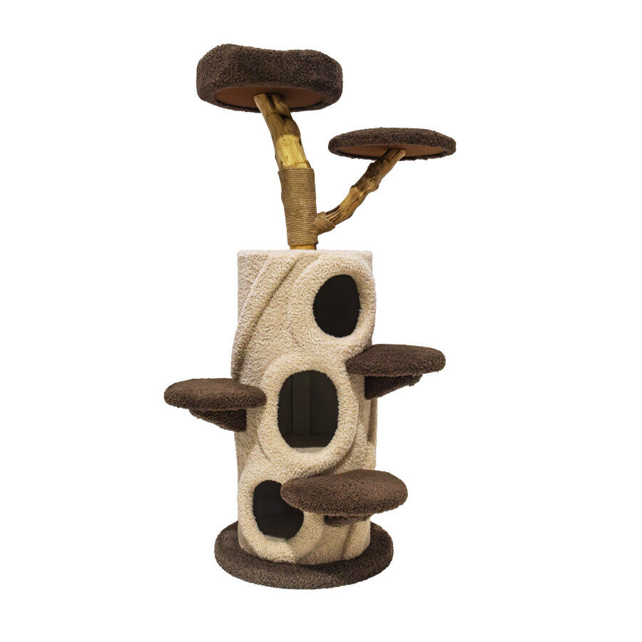 Freedog Rascador Zenpear Limb Beige y Marrón para gatos thumbnail
