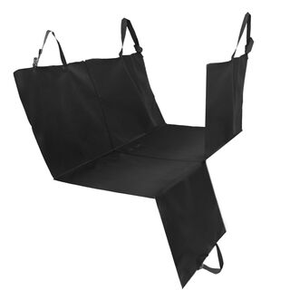 Nobleza Cubreasientos para coches negro para perros