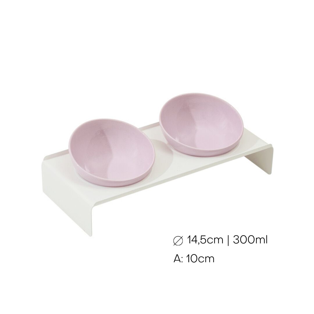 Tazones Lila con Soporte Blanco, , large Imagen numero 2