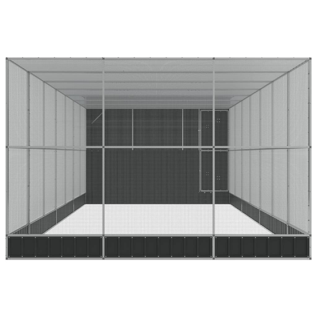 vidaXL Pajarera de acero extensible para Periquitos thumbnail