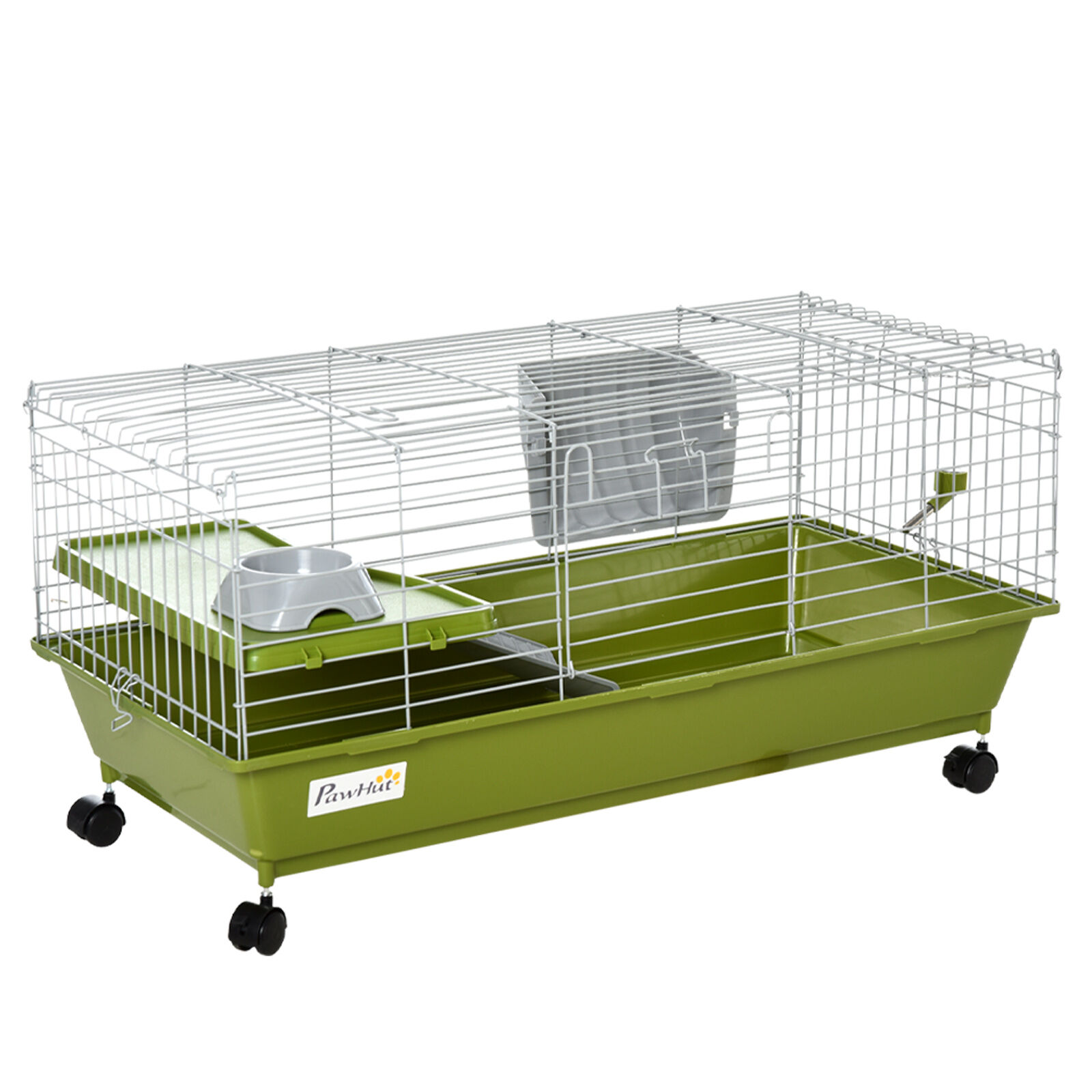 PawHut Jaula Animales Peque&ntilde;o Verde, , large Imagen numero 1