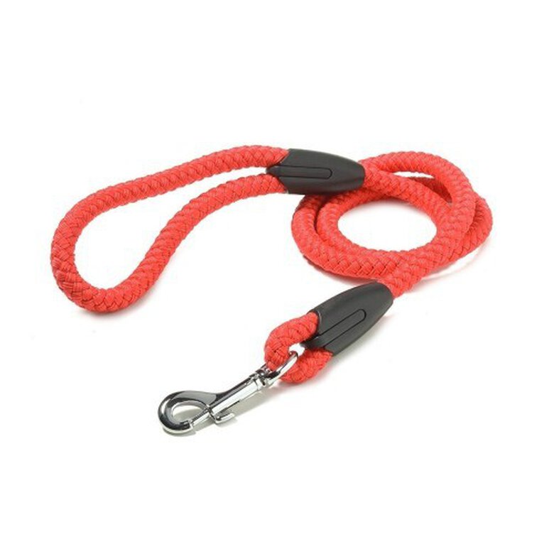Correa de cuerda de nylon y gancho para perros color Rojo, , large image number null