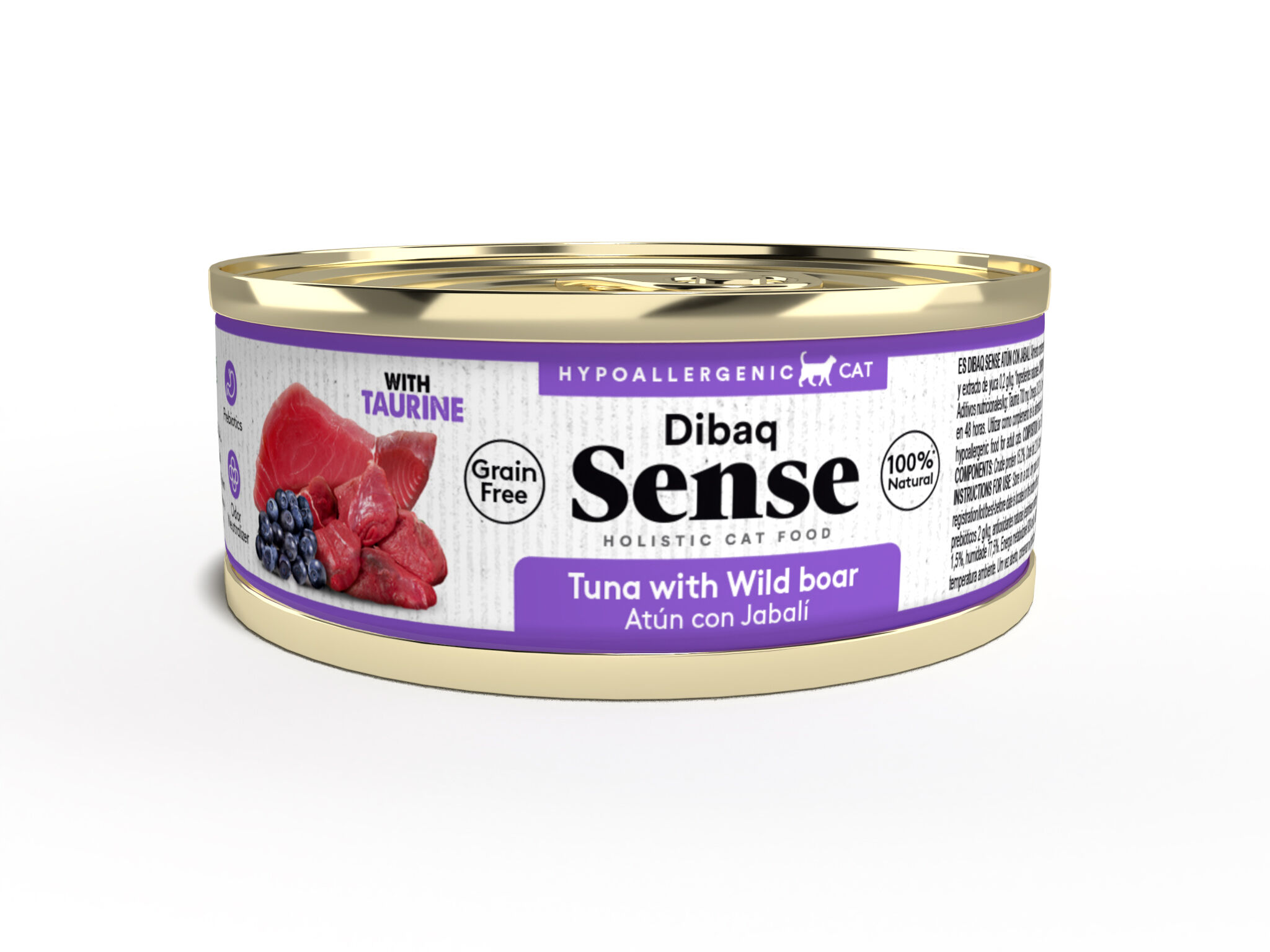 Dibaq Sense Cat At&uacute;n y Jabal&iacute; con ar&aacute;ndanos (12uds x 70g), , large Imagen numero 2