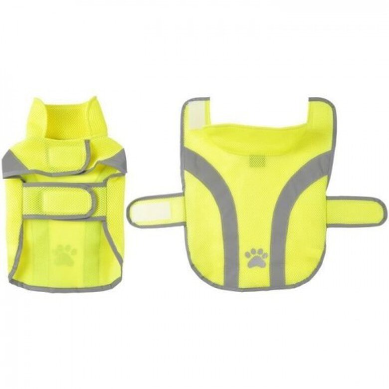 Impermeable reflectante para perros color Amarillo, , large image number null