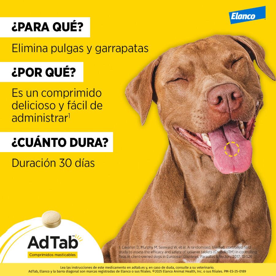 AdTab Comprimidos Masticables Antiparasitarios para perros thumbnail