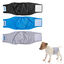 Nobleza 3x Pañales para Perros Macho Lavables, Reutilizable Bragas Incontinencia Higiénicas, Mascotas Sanitarios Pañal para Perro Absorbentes (S Cintura 23-30cm, Paquete de 3, Gris, Negro y Azul), , large indicador imagen numero 1