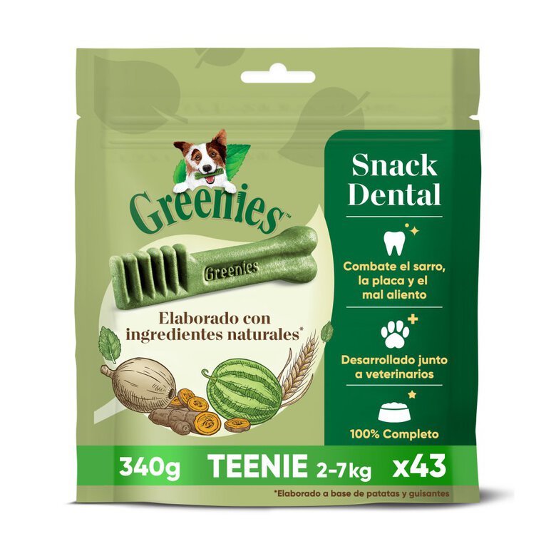 Greenies Snacks Dentales 100% Natural Teenie para Perros Toy, , large image number null