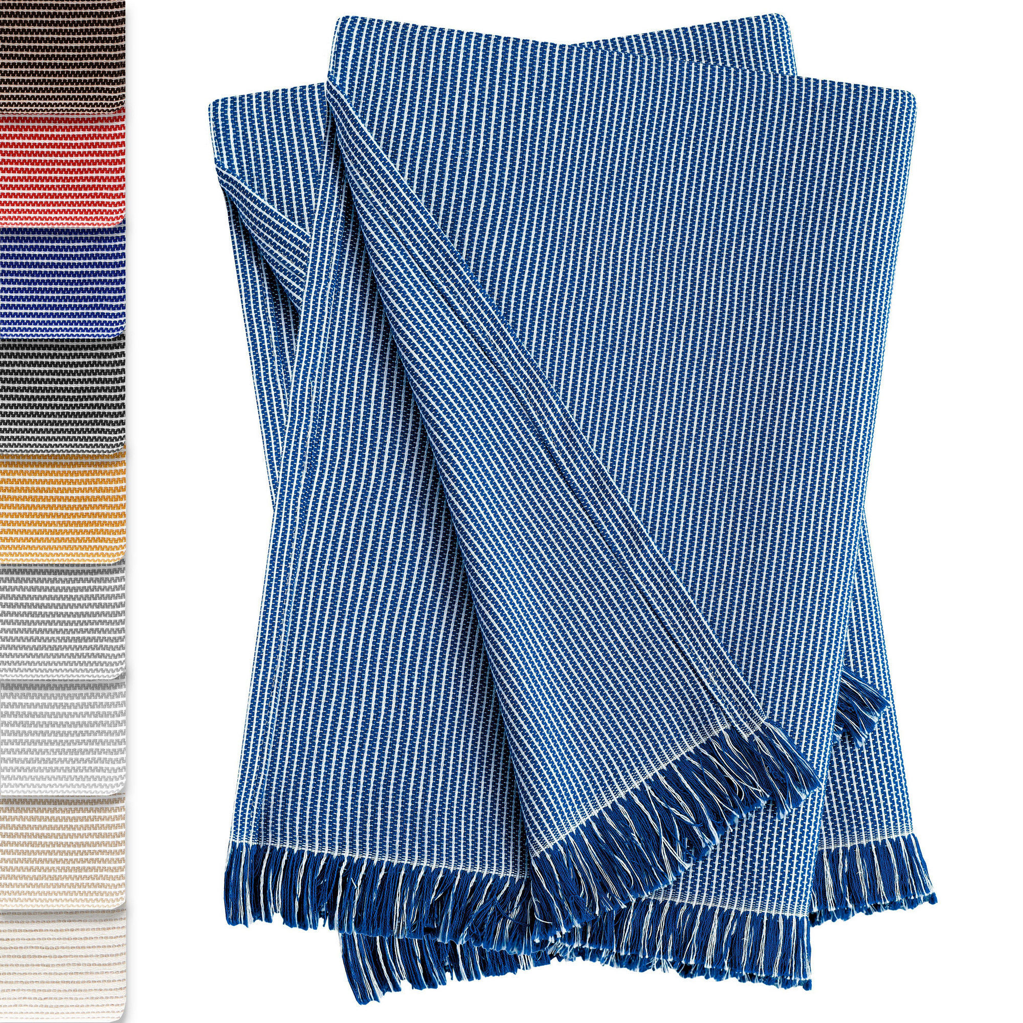 Pack de 2 Plaid Paul Colchas Multiusos 230 x 260 cm Azul, , large Imagen numero 1
