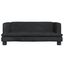 vidaXL Cama para perros de terciopelo negro 60x40x30 cm, , large indicador imagen numero 7