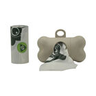 M-pets Poo Bamboo Porta Bolsas Biodegradable + 15 bolsas para caca de perro, , large image number null