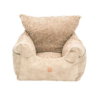 Pet and Co Asiento De Coche Harry Cuero Sintético Beis Perros