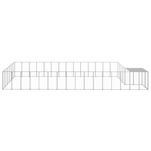 Perrera barrotes color Plata, , large Imagen numero 3