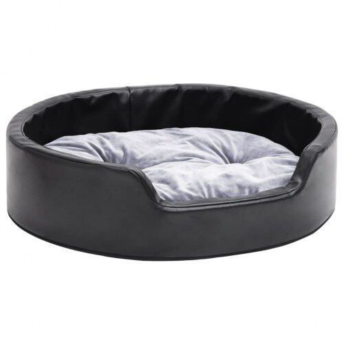 VidaXL Cama Color Negro y Gris Con Coj&iacute;n para perros y gatos, , large Imagen numero 3