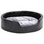 VidaXL Cama Color Negro y Gris Con Cojín para perros y gatos, , large indicador imagen numero 3