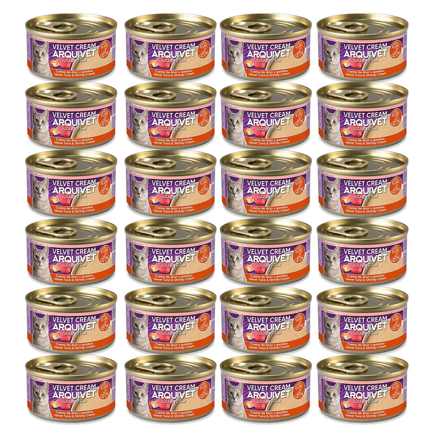 Crema de At&uacute;n y gambas - Velvet Cream para gatos - 80g, , large Imagen numero 3